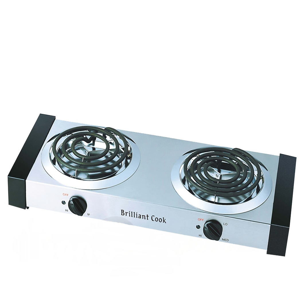 Brilliant Cook S/S Double Burner