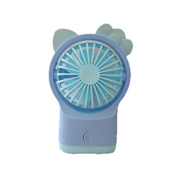 RECHARGEABLE KITTY FAN 3 SPEEDS BLUE