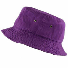 Load image into Gallery viewer, Newhattan 100% Cotton Solid Bucket hats Unisex
