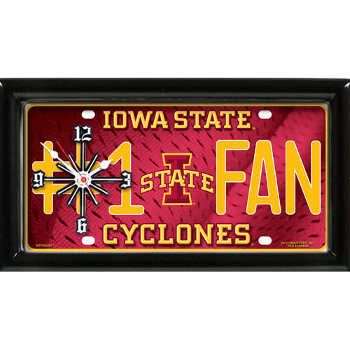 IOWA STATE CYCLONES CLOCK