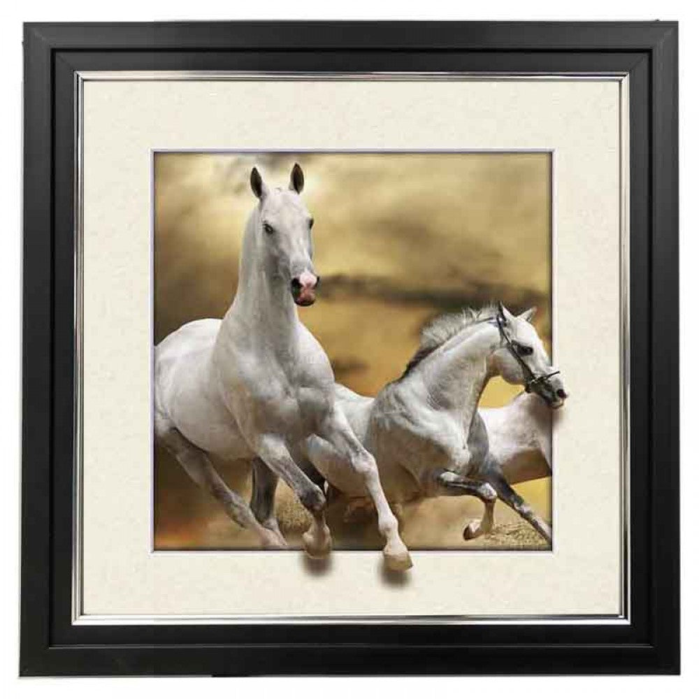 408* Horse 5d Lenticular Picture Frame 18x18 (MINIMUM OF 4)