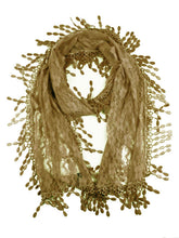 Load image into Gallery viewer, Fashion Lace Tassel Sheer Oblong Lightweight Scarf
