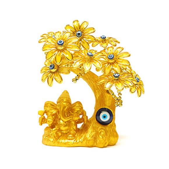 GOLD TREE W/GANESH