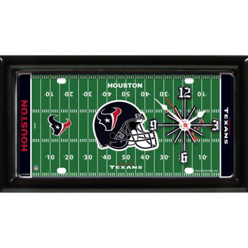 HOUSTON TEXANS FIELD CLOCK