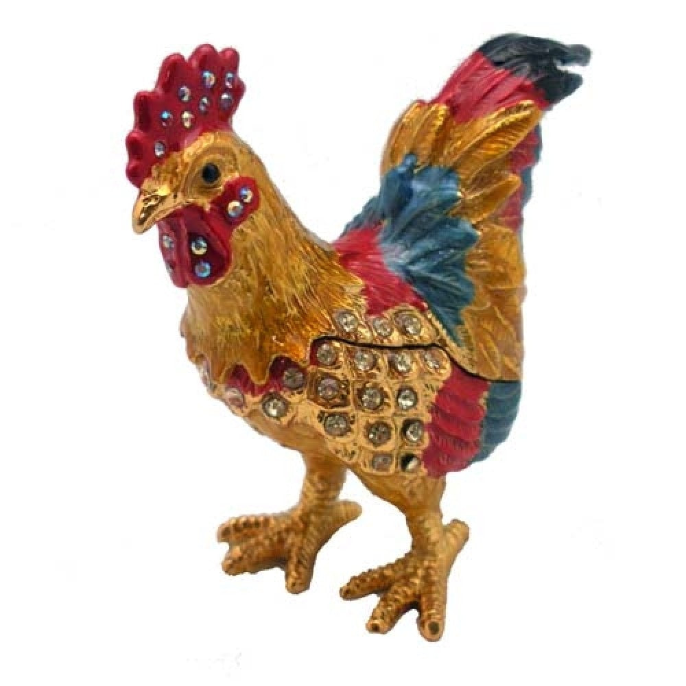 Chicken Rooster Jewelry Case  (MINIMUM OF 2)