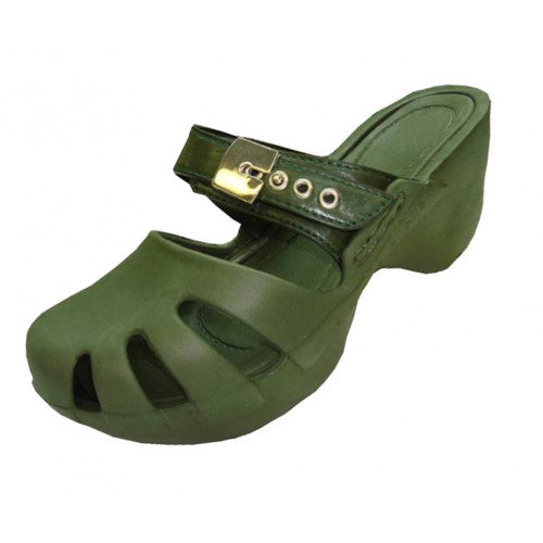 Wholesale Women's Wedge Clog Sandals (*Olive Color)
