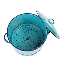 Load image into Gallery viewer, 15Qt Steamer Pot w/ Lid &amp; Trivet
