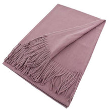 Load image into Gallery viewer, Large Cashmere Feel Scarf Shawls Solid Colors
