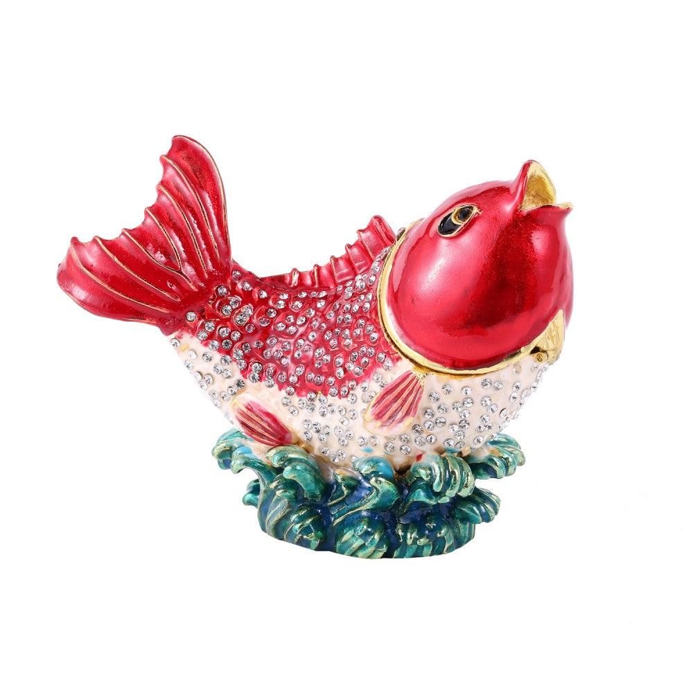 Crown with Cross Jewelry Case