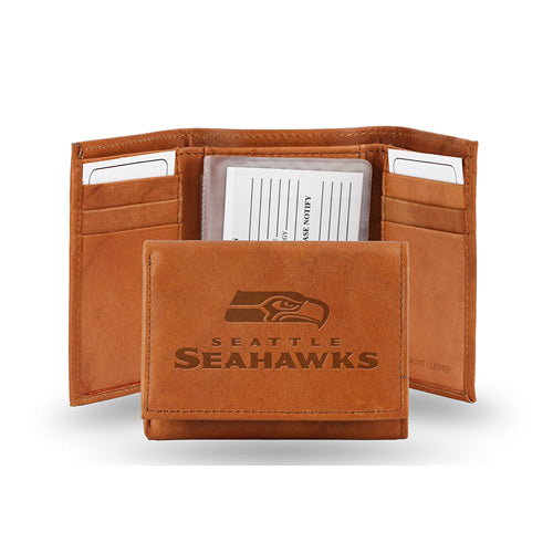 SEATTLE SEAHAWKS GENUINE LEATHER WALLET