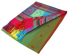 Load image into Gallery viewer, Rainbow Pashmina Scarf Shawls 056
