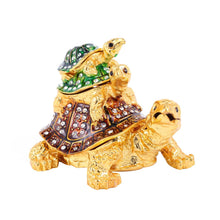 Load image into Gallery viewer, Medium Pyramid 3 Turtle Jewelry Case
