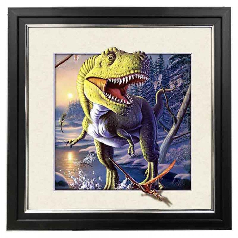 426* T-rex 5d Lenticular Picture Frame 18x18  (MINIMUM OF 4)