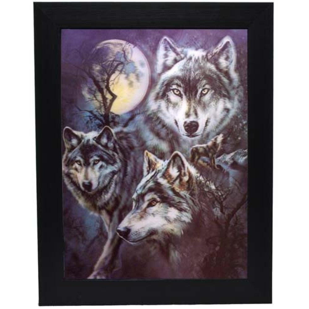 wolve 3D Picture size 14x18  (MINIMUM OF 4)
