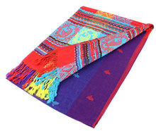 Load image into Gallery viewer, Rainbow Pashmina Scarf Shawls 056
