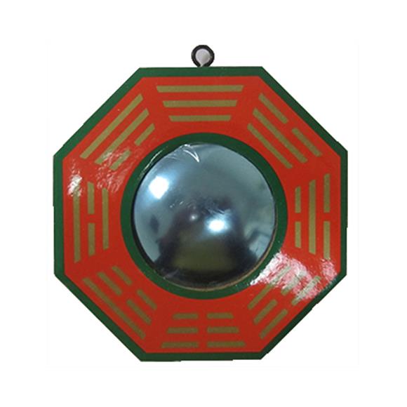 4″ RED CONVEX BAGUA