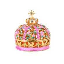 Load image into Gallery viewer, Crown with Cross Jewelry Case
