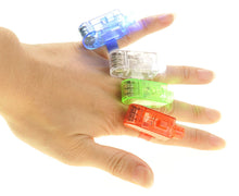 Load image into Gallery viewer, 100 Pcs Laser LED Finger Flashlights (Blue/Red/Green/White)
