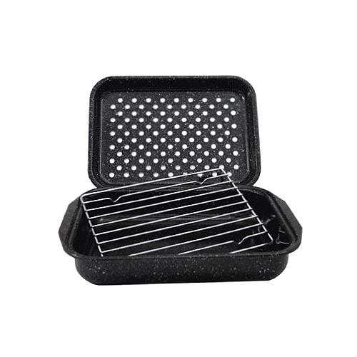 Granite Ware 3Pc Set Bake Broil & Grill Black