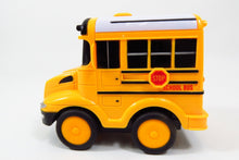 Load image into Gallery viewer, School Bus RC Toy Car For Kids With Steering Wheel Remote, Lights And Sounds
