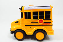Load image into Gallery viewer, School Bus RC Toy Car For Kids With Steering Wheel Remote, Lights And Sounds
