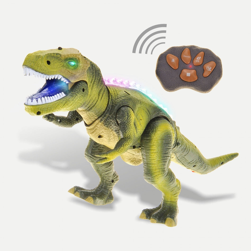 Remote Control Dinosaur T-Rex Toy For Kids (Green)