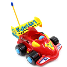 Load image into Gallery viewer, 4&quot; Cartoon RC Formula Race Car Remote Control Toy For Toddlers (Red)
