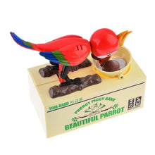 Load image into Gallery viewer, Parrot Coin Bank (Red)  (available for purchase in increments of 1)
