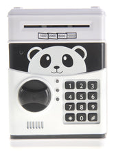 Load image into Gallery viewer, Cartoon Panda Electronic Password Protected Piggy Coin Bank
