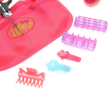 Load image into Gallery viewer, Beauty Salon Fashion Set With Hair Dryer, Curling Iron, Mirror, Scissors, Hair Brush, And More  (available for purchase in increments of 1)
