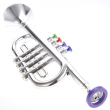 Load image into Gallery viewer, Trumpet With 4 Colored Keys  (available for purchase in increments of 1)
