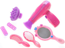 Load image into Gallery viewer, Beauty Salon Fashion Play Set With Hairdryer, Mirror, And Accessories  (available for purchase in increments of 1)
