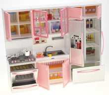 Load image into Gallery viewer, Battery Operated Modern Kitchen Playset W/ Oven And Fridge
