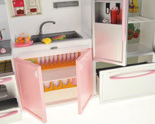 Load image into Gallery viewer, Battery Operated Modern Kitchen Playset W/ Oven And Fridge
