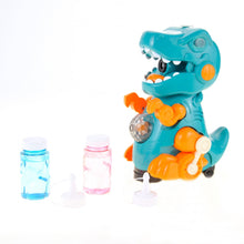 Load image into Gallery viewer, Walking Dinosaur Bubble Machine Toy For Kids  (available for purchase in increments of 1)
