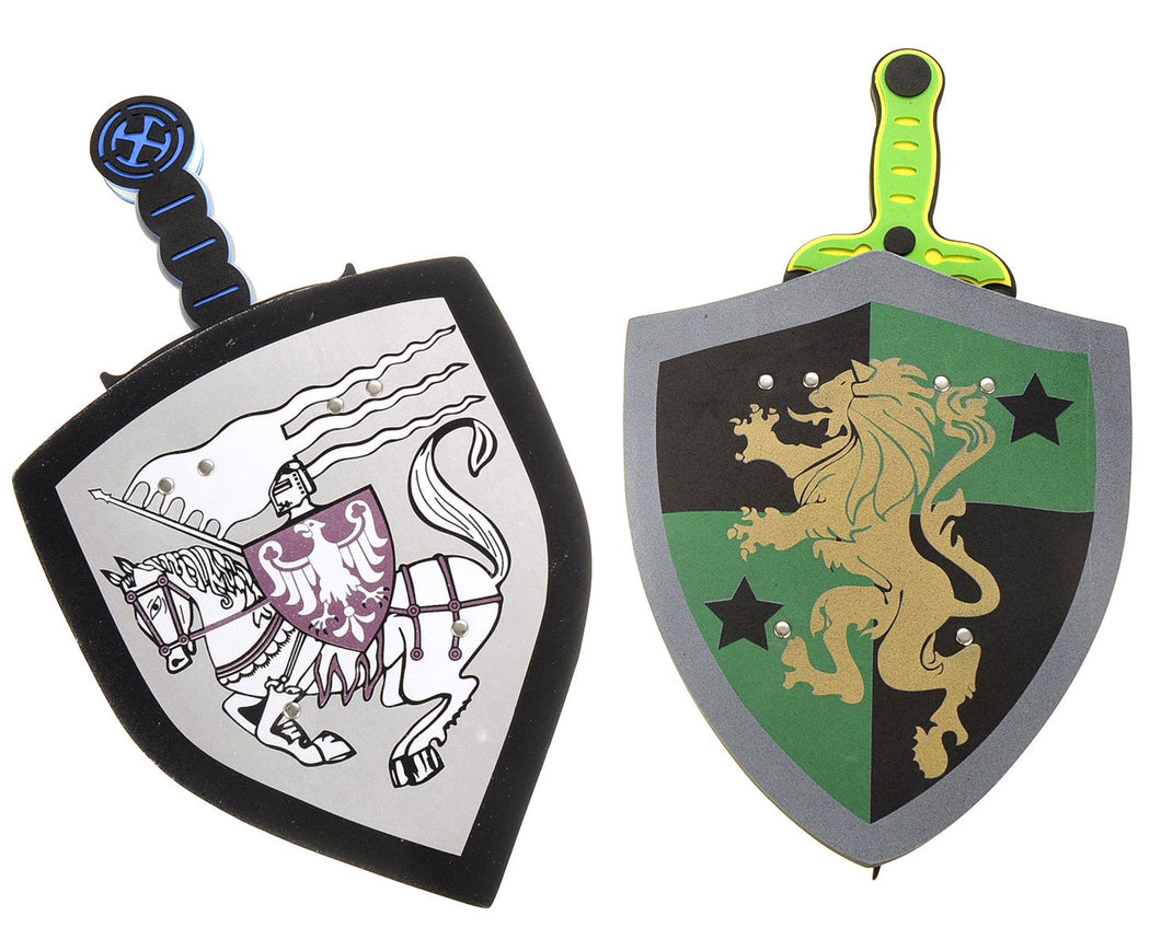 Foam Swords And Shields (White Eagle VS Golden Lion)  (available for purchase in increments of 1)