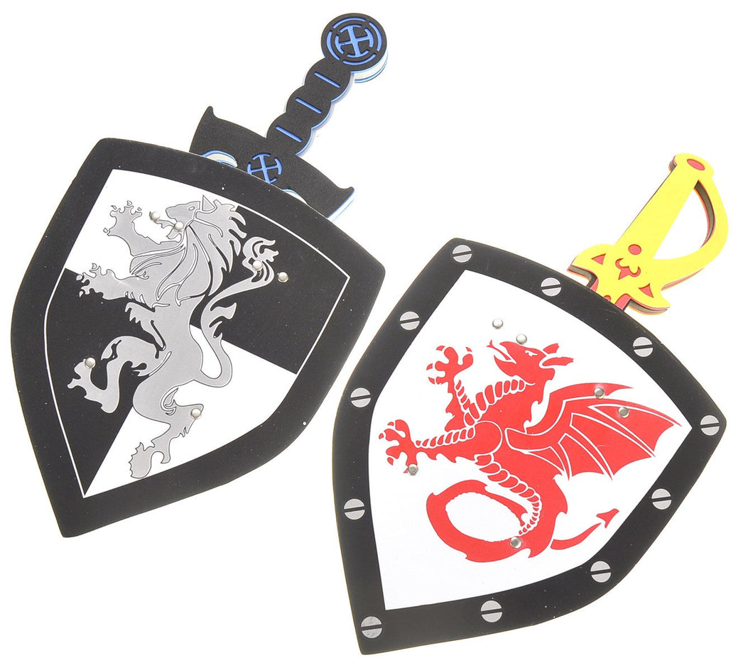 Foam Swords And Shields 2 Pack (Ninja Warrior)  (available for purchase in increments of 1)