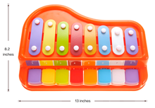Load image into Gallery viewer, 2 In 1 Xylophone/Piano With Music Sheet Songbook
