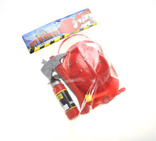 Load image into Gallery viewer, Fireman Gear Play Set For Kids With Helmet And Accessories
