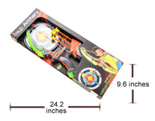 Load image into Gallery viewer, Bow And Arrow Playset With Quiver And Target (Green)   (available for purchase in increments of 1)
