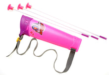 Load image into Gallery viewer, Bow And Arrow Playset With Quiver And Target (Pink)  (available for purchase in increments of 1)
