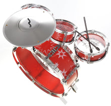 Load image into Gallery viewer, Musical Instrument Drum Playset (Red)
