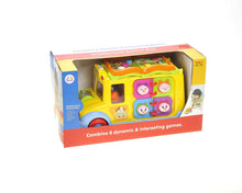 Load image into Gallery viewer, Interactive School Bus Toy With Flashing Lights &amp; Sounds
