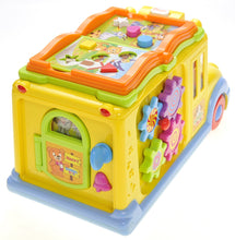 Load image into Gallery viewer, Interactive School Bus Toy With Flashing Lights &amp; Sounds
