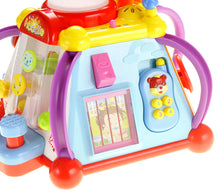 Load image into Gallery viewer, Musical Activity Cube Play Center With Lights

