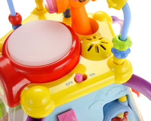 Load image into Gallery viewer, Musical Activity Cube Play Center With Lights
