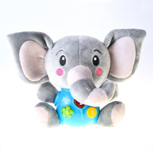 Load image into Gallery viewer, Plush Musical Elephant Infant Toy
