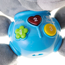Load image into Gallery viewer, Plush Musical Elephant Infant Toy

