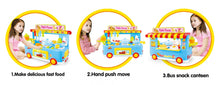 Load image into Gallery viewer, Fast Food Bus Kitchen Play Set Toy 29pcs (Blue)
