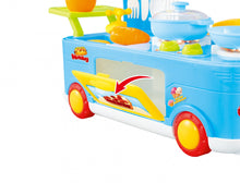 Load image into Gallery viewer, Fast Food Bus Kitchen Play Set Toy 29pcs (Blue)
